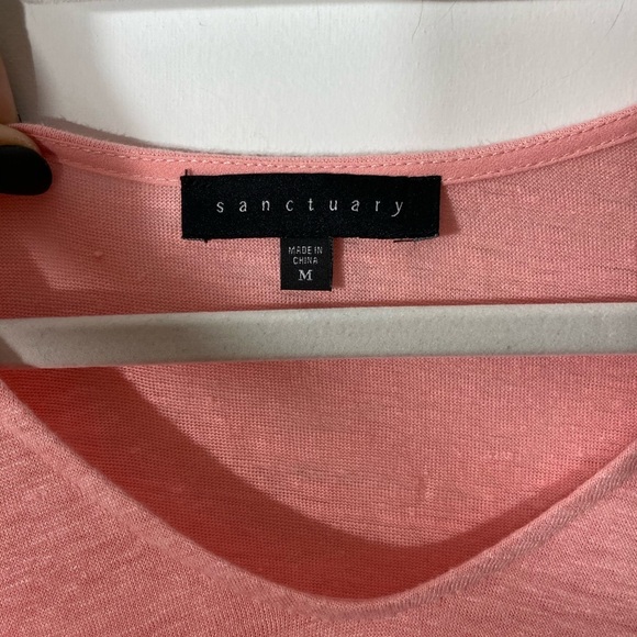 Sanctuary Long Sleeve Top with Tie Sleeves - Picture 2 of 6